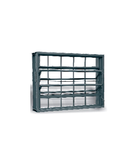 Basculante com grade quadriculada