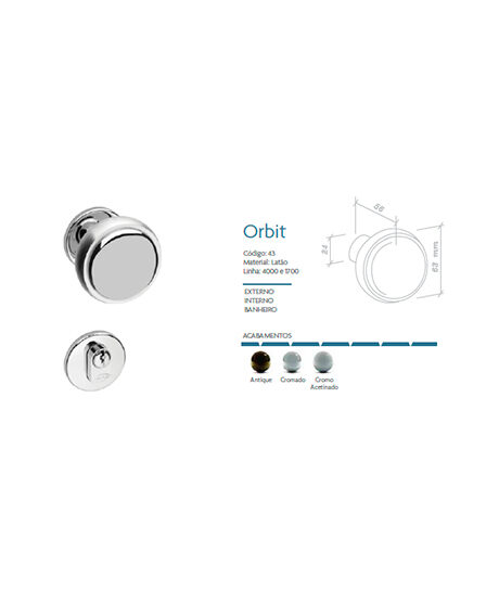 Fechadura – Orbit