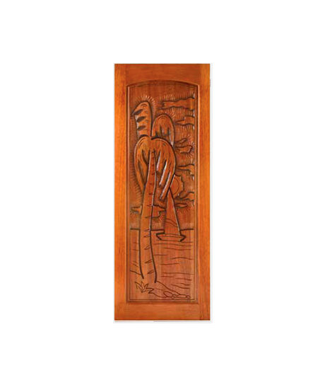 Porta Entalhada Externa -125 Cedro