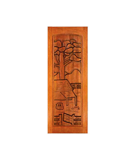 Porta Entalhada Externa – 205 Cedro