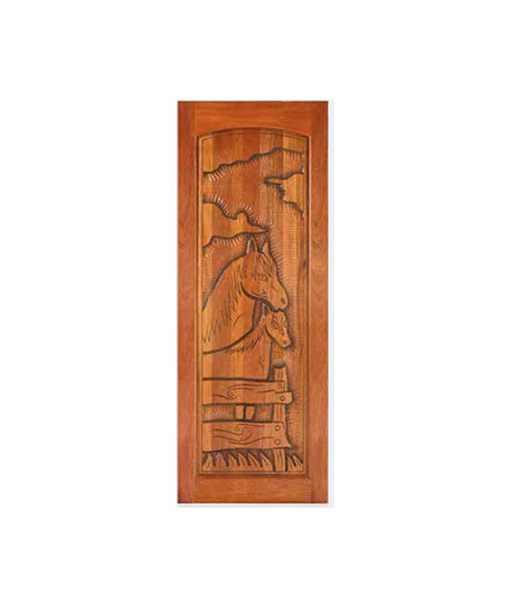 Porta Entalhada Externa – 230 Cedro