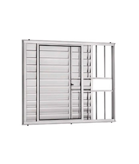 Veneziana de correr 3 folhas com grade – Marte