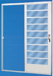 PORTA DE CORRER CARRARA 1 FOLHA – HORIZONTAL – Aço Pintado
