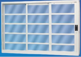 Janela de Correr 3 folhas – Aço Pintado