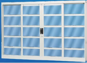 Janela de Correr 4 folhas – Aço Pintado