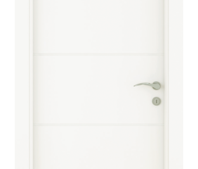 Porta semi-sólida – Frisada Horizontal