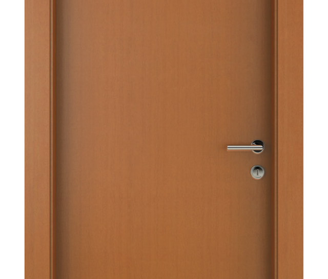 Porta semi-sólida com Impressão Madeirada – Lisa