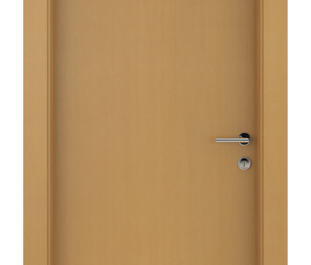 Porta semi-sólida com Impressão Madeirada – Lisa