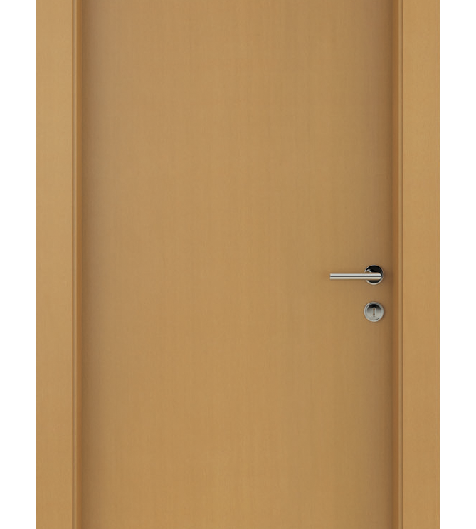 Porta semi-sólida com Impressão Madeirada – Lisa