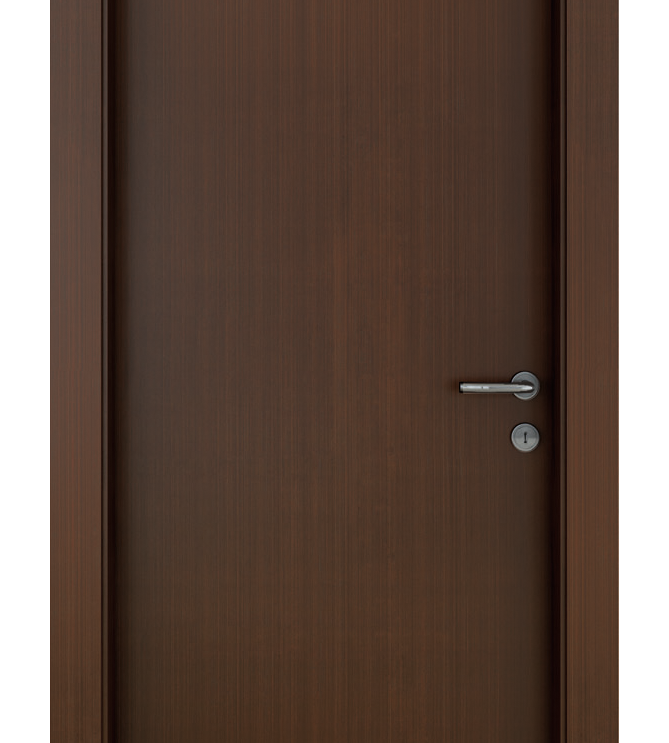 Porta semi-sólida com Impressão Madeirada – Lisa