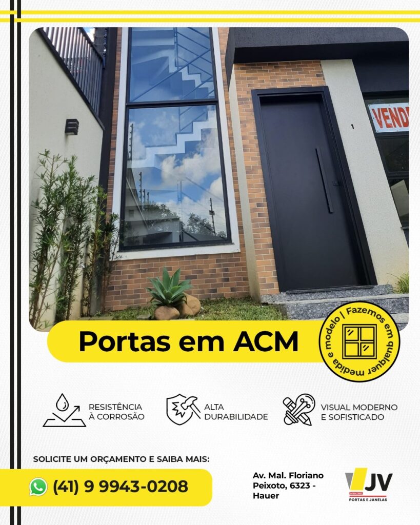 Obra realizada pela JV Portas e Janelas