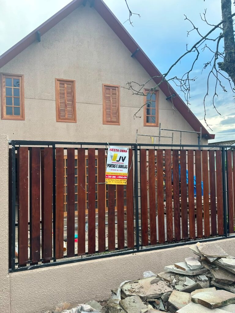 Obra realizada pela JV Portas e Janelas